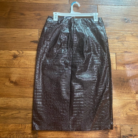Rachel Comey pleather button up skirt - Picture 3 of 6